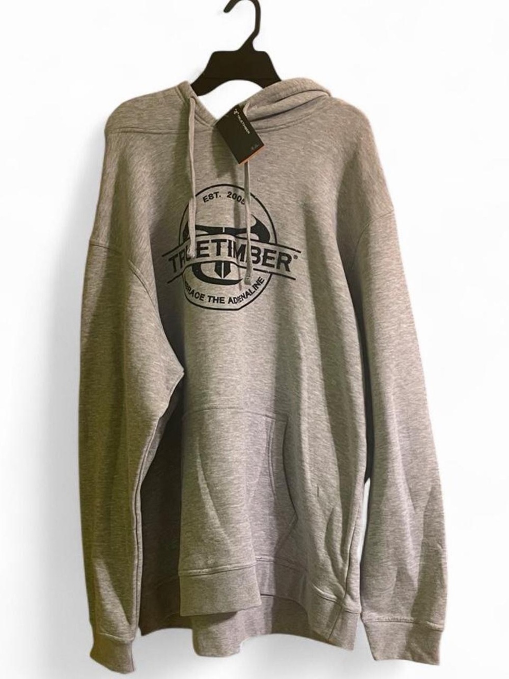 Treetimber Gray Logo Hooded Sweatshirt